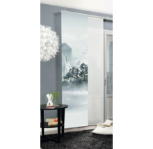 Panneau coulissant décoratif avec motif de paysage dans le salon