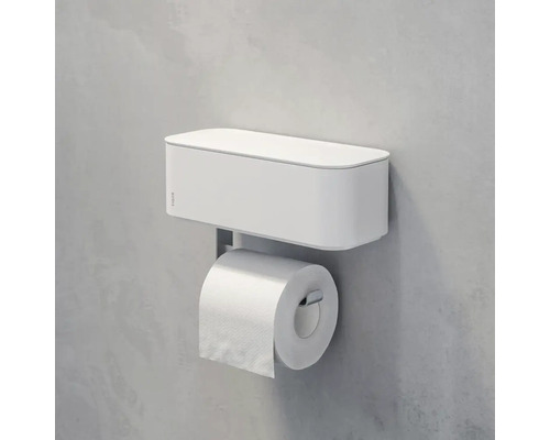 Toilettenpapierhalter mit Fach zur Wandmontage