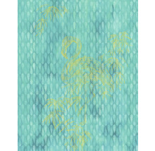 Tapete mit Flamingo und Bambusmuster