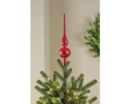 Christbaumspitze auf Weihnachtsbaum