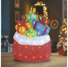 Lampe décorative en forme de sac cadeau avec plusieurs cadeaux