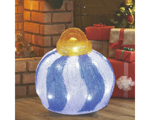 Dekorative Weihnachtsbaumkugel mit Beleuchtung