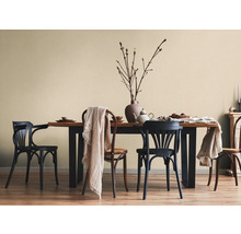 Salle à manger avec table et chaises de style campagnard
