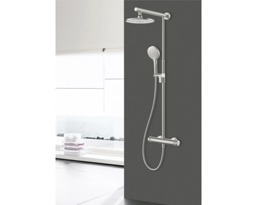 Système de douche avec douche de tête et douchette pour salle de bains