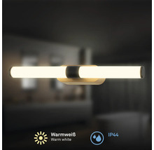 Applique murale LED avec lumière blanc chaud et indice de protection IP44