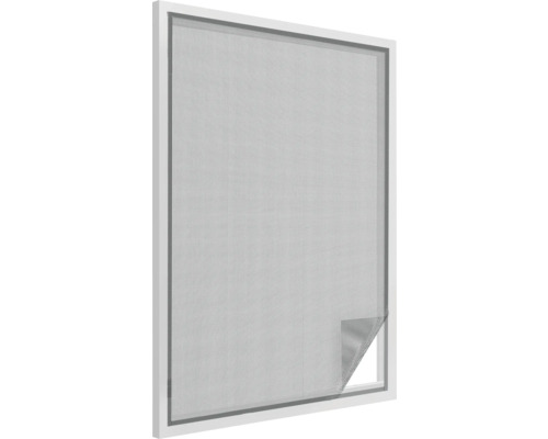 home protect Fliegengitter magneticHold Insektenschutz schwarz 130x150 cm Fliegengitter für Fenster mit Rahmen