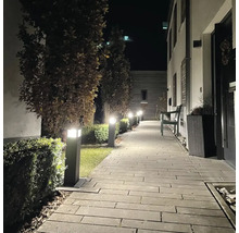 Gartenweg mit Aussenleuchten bei Nacht