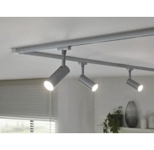 Rail de plafond avec trois spots pour l'intérieur