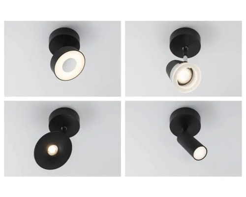 Quatre plafonniers dans différents modèles