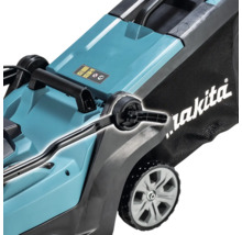 Vue détaillée de la tondeuse à gazon Makita