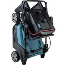 Scarificateur avec bac de ramassage pour l'entretien du jardin