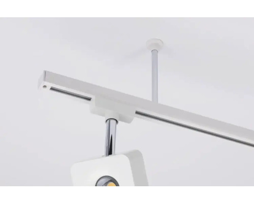 Rail de plafond avec système d'éclairage