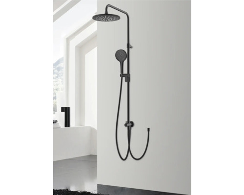Ensemble de douche avec douche de tête et douchette à main pour douche ou baignoire