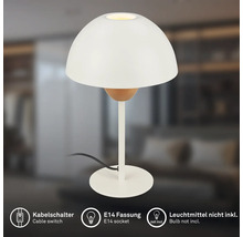 Tischleuchte mit E14 Fassung und Kabelschalter, Leuchtmittel nicht enthalten