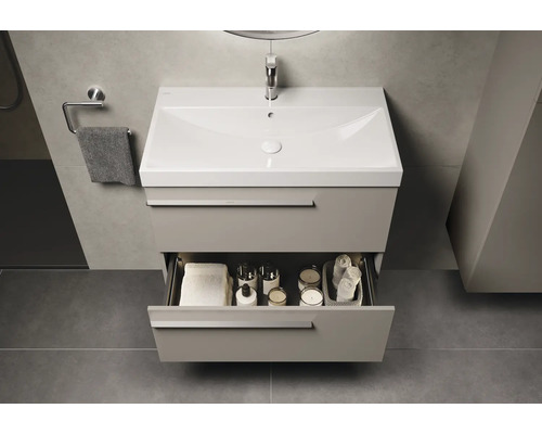 Meuble sous-lavabo avec tiroir dans la salle de bain
