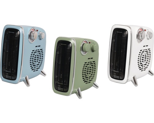 Drei Heizlüfter im Retrodesign