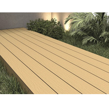 Terrassendielen aus Holzverbundwerkstoff im Aussenbereich