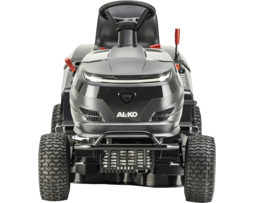 Tondeuse autoportée avec volant et logo AL-KO