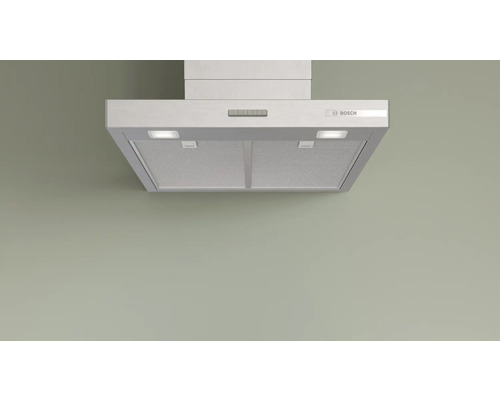 Dunstabzugshaube mit Beleuchtung und Bosch Logo