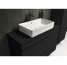Meuble-lavabo avec meuble sous-vasque dans la salle de bain.