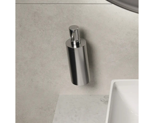 Distributeur de savon en métal pour montage mural