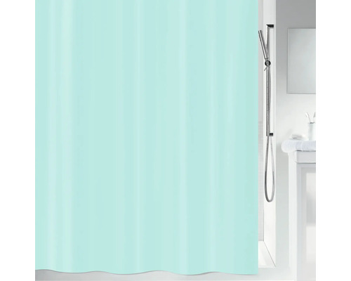 Salle de bains avec rideau de douche