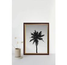 Image décorative avec un motif de palmier dans un cadre