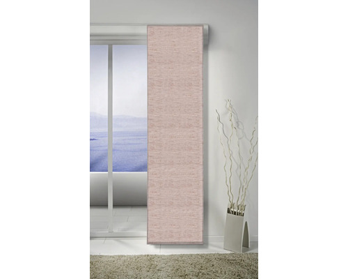 Panneau japonais devant une baie vitrée avec vue sur la mer