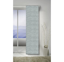 Schiebegardine vor einem Fenster mit Meerblick