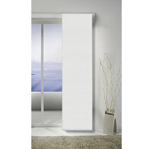 Schiebegardine vor Fenster mit Meerblick und Dekoration