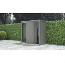 Armoire de jardin en métal avec portes coulissantes pour ranger les outils de jardin