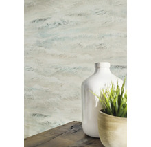 Papier peint à motif de vagues dans un intérieur