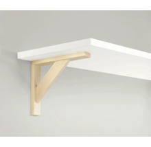 Wandregal mit Holzkonsole