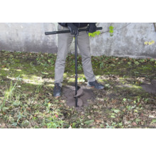 Tarière utilisée pour les travaux de terrassement.