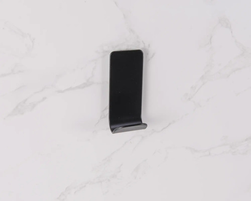 Schwarzer Handtuchhaken aus Metall für das Badezimmer