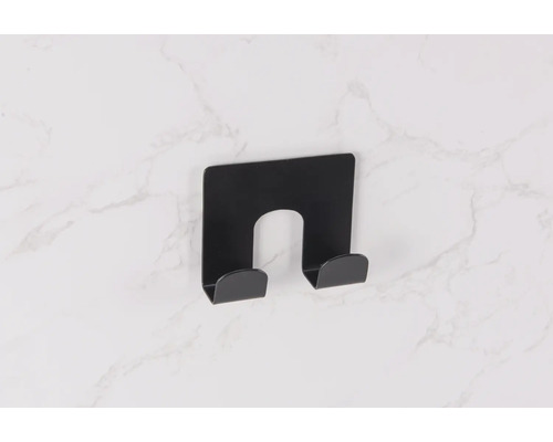 Schwarze Halterung zur Wandmontage