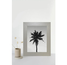 Dekorativer Bilderrahmen mit Schwarz-Weiß-Fotografie einer Palme