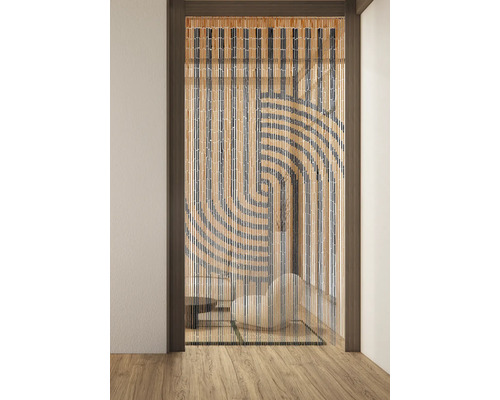 Dekorative Bambus-Tür mit Muster