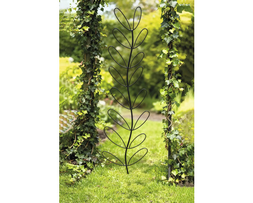 Dekorative Rankhilfe in Blattform für den Garten