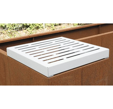 Insert de grille blanche pour une jardinière