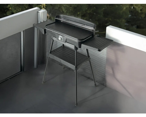 Barbecue électrique avec espace de rangement pour l'extérieur