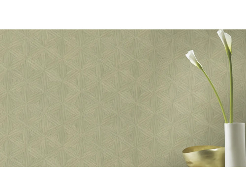 Papier peint avec motif géométrique triangulaire pour la décoration murale