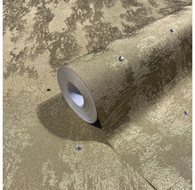 Rouleau de papier peint doré avec motif et strass