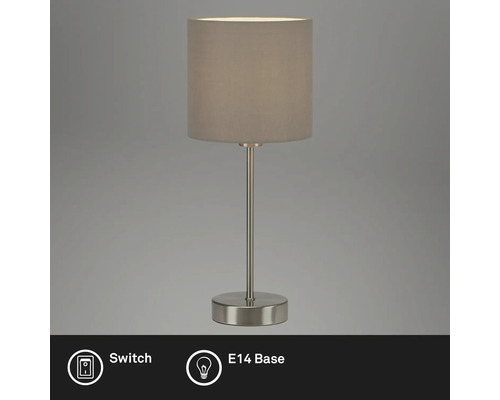 Tischleuchte mit Schalter und E14 Fassung