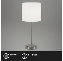 Tischleuchte mit Schalter und E14-Fassung
