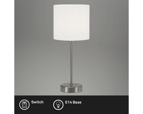 Tischleuchte mit Schalter und E14-Fassung