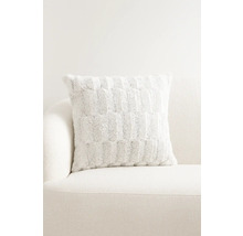 Coussin décoratif à motif sur un canapé