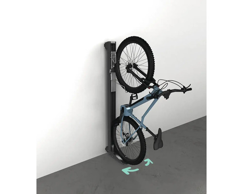 Système de rangement mural pour vélos avec vélo