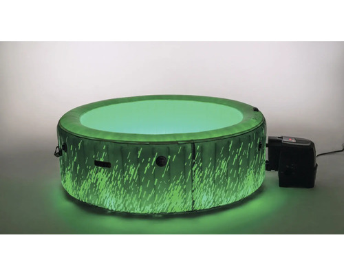 Jacuzzi gonflable rond avec pompe à commande numérique