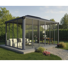 Pavillon de jardin indépendant avec mobilier.